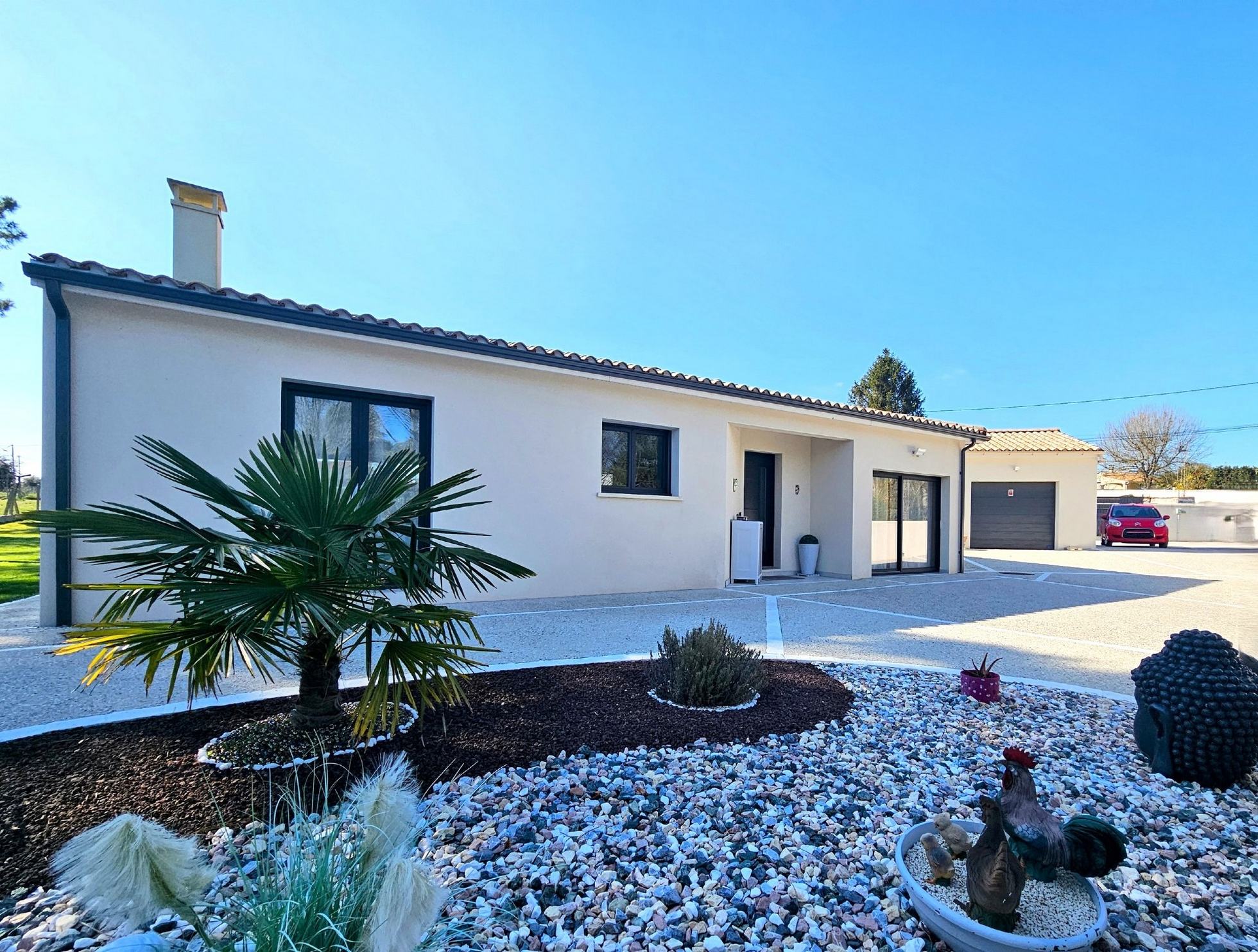 Maison contemporaine de plain-pied