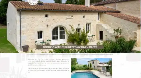 Maison charentaise restaurée à Tesson près de Saintes